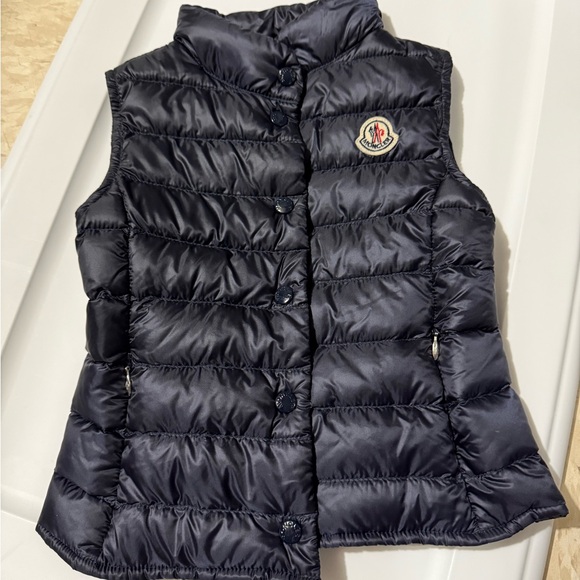 Moncler Kids Dark Blue Quilted Vest - Picture 1 of 2